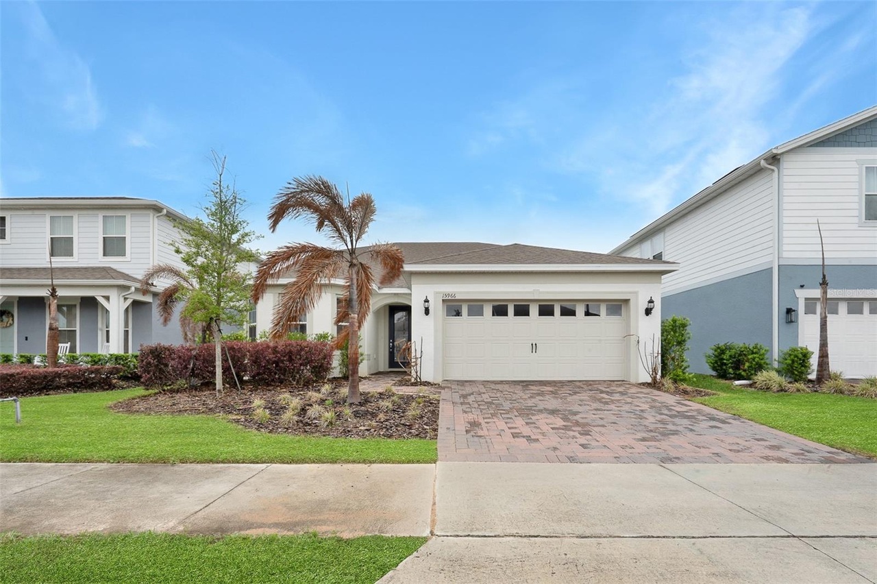 Front exterior of 15966 Winding Bluff Drive in Montverde.